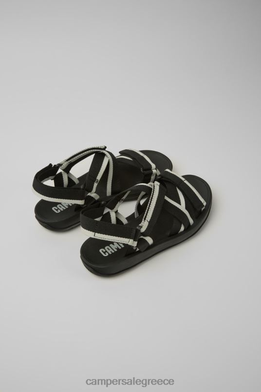 ταιριάζουν αποκλειστικά με ασπρόμαυρα ανακυκλωμένα πέδιλα κατοικίδιων για άνδρες Camper V20TF1750 μαύρος