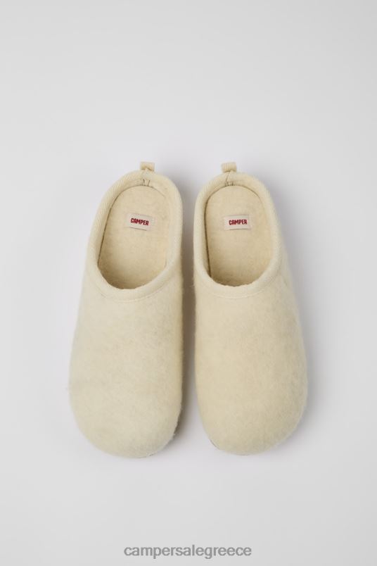 αποκλειστικές μάλλινες παντόφλες wabi μπεζ Camper V20TF1743 μπεζ