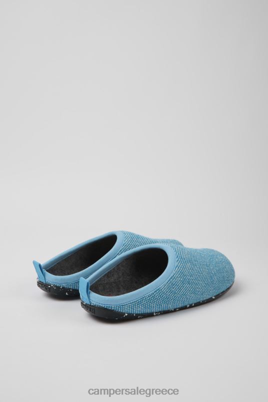 παντόφλες wabi μπλε μάλλινο και βισκόζη για άνδρες νέες αφίξεις Camper V20TF388 μπλε