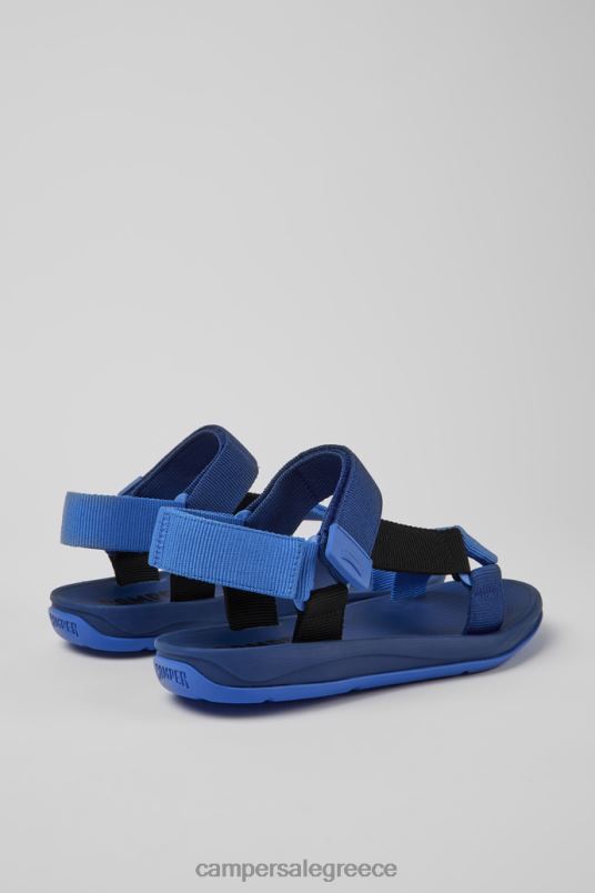 αποκλειστικά ταιριάζουν μπλε και μαύρα ανακυκλωμένα πέδιλα κατοικίδιων για άνδρες Camper V20TF374 μπλε