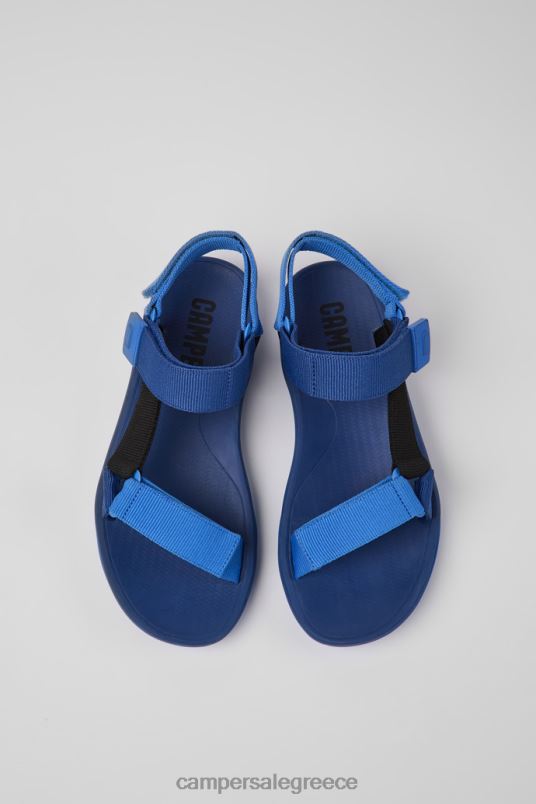 αποκλειστικά ταιριάζουν μπλε και μαύρα ανακυκλωμένα πέδιλα κατοικίδιων για άνδρες Camper V20TF374 μπλε