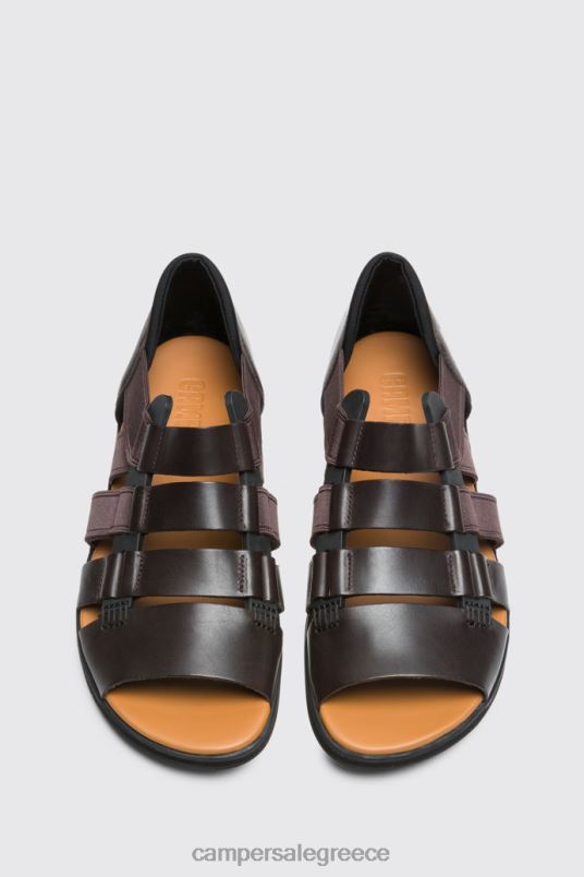 καφέ σανδάλια σπρέι για άνδρες αποκλειστικά Camper V20TF382 καφέ