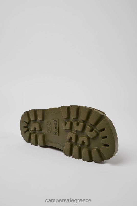 σανδάλι brutus πράσινα ανακυκλωμένα βαμβακερά σανδάλια για άνδρες νέες αφίξεις Camper V20TF366 πράσινος