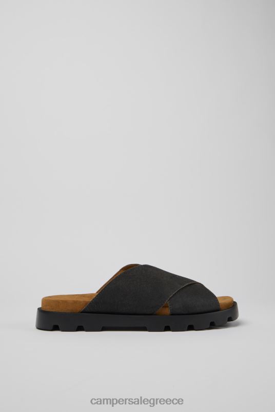 πέδιλο brutus μαύρα ανδρικά σανδάλια νέες παραλαβές Camper V20TF368 μαύρος