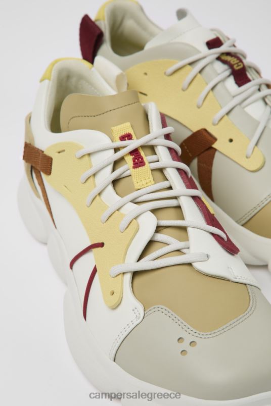 δίδυμα πολύχρωμα δερμάτινα και υφασμάτινα πάνινα παπούτσια για άνδρες νέες αφίξεις Camper V20TF1493 πολύχρωμος