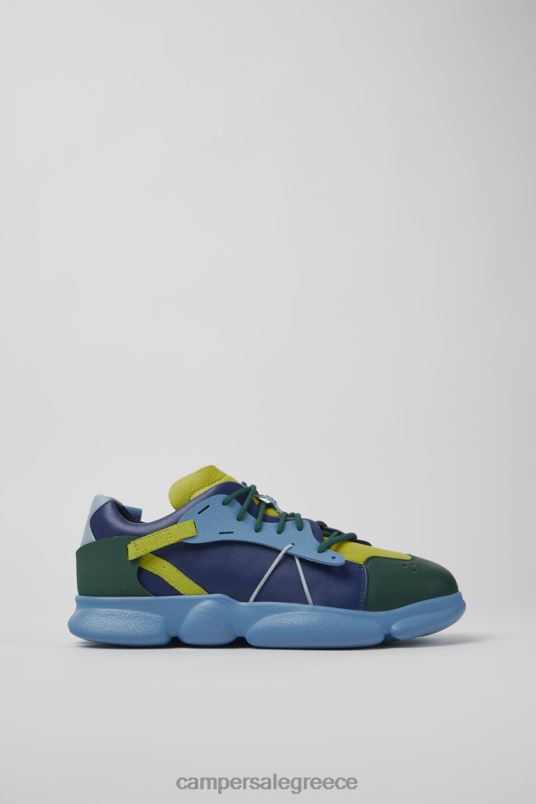 δίδυμα πολύχρωμα δερμάτινα και υφασμάτινα πάνινα παπούτσια αποκλειστικά για άνδρες Camper V20TF1494 πολύχρωμος