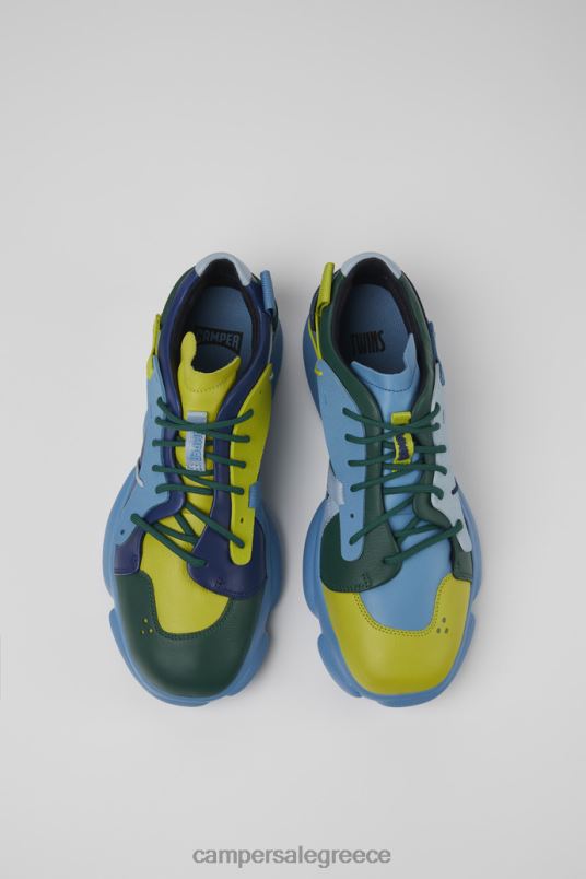 δίδυμα πολύχρωμα δερμάτινα και υφασμάτινα πάνινα παπούτσια αποκλειστικά για άνδρες Camper V20TF1494 πολύχρωμος