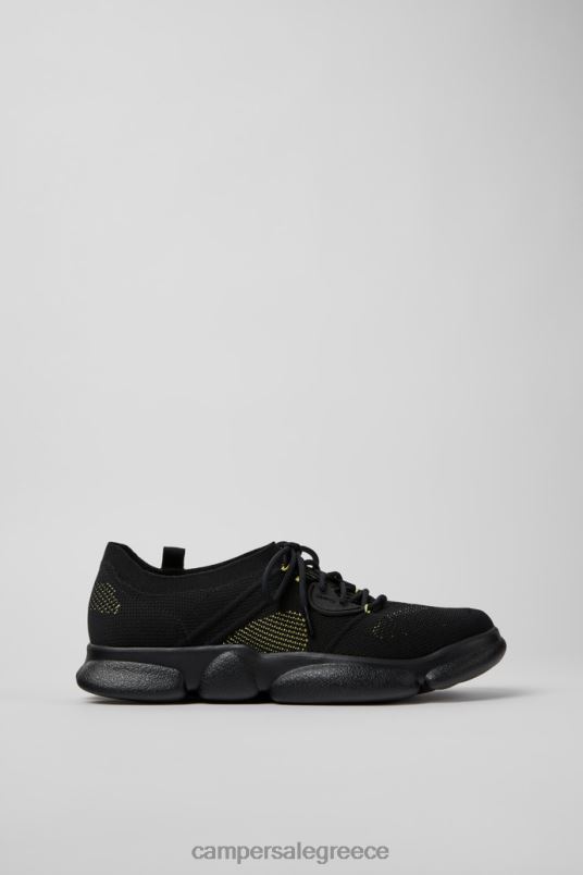 Σχέδιο καρστ μαύρα υφασμάτινα αθλητικά παπούτσια για άνδρες Camper V20TF1550 μαύρος