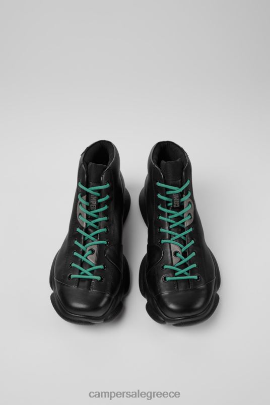 καρστ μαύρα δερμάτινα πάνινα παπούτσια για άνδρες νέες παραλαβές Camper V20TF1574 μαύρος