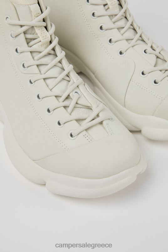 Σχεδιαστικά καρστικά λευκά δερμάτινα πάνινα παπούτσια για άνδρες Camper V20TF1575 άσπρο