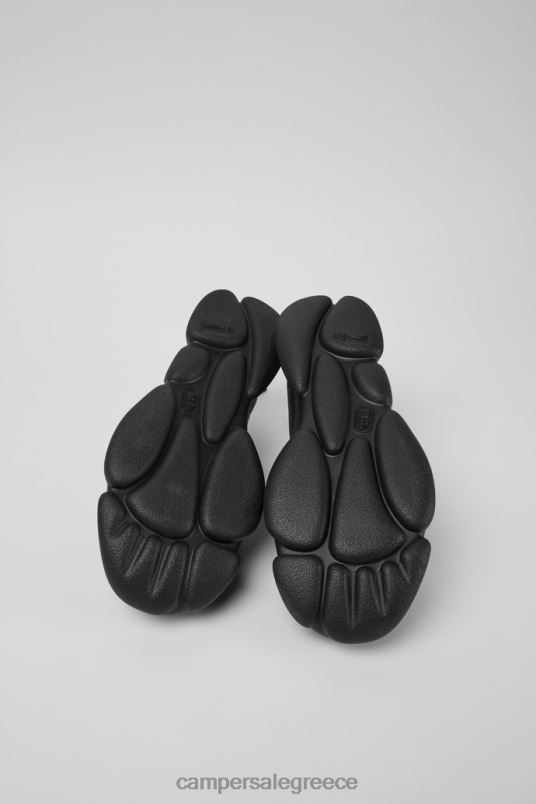 Σχεδιασμός καρστ μαύρα δερμάτινα παπούτσια για άνδρες Camper V20TF1675 μαύρος