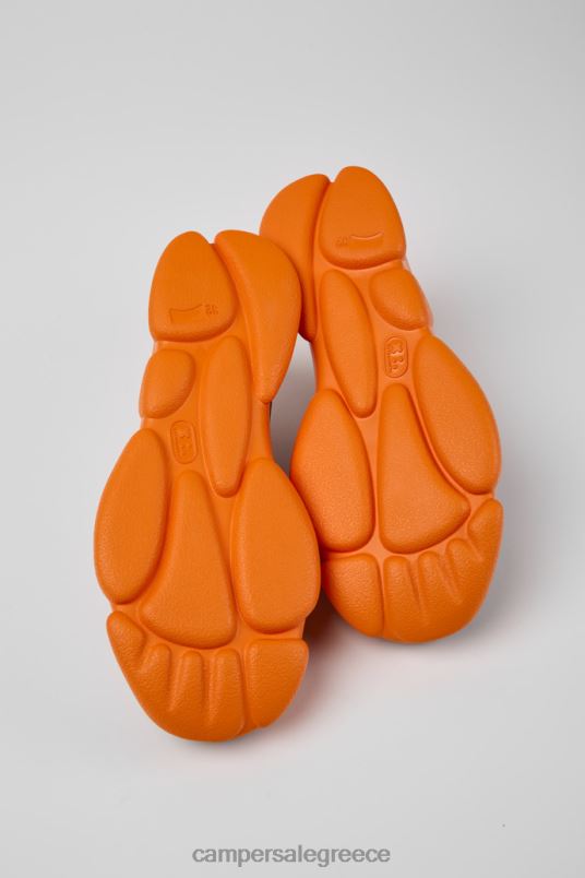 καρστ μαύρα και πορτοκαλί δερμάτινα παπούτσια για άνδρες νέες αφίξεις Camper V20TF1677 μαύρος