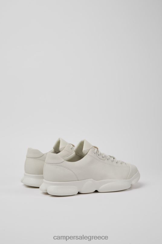 ανδρικά παπούτσια από λευκό δέρμα καρστ Camper V20TF1678 άσπρο