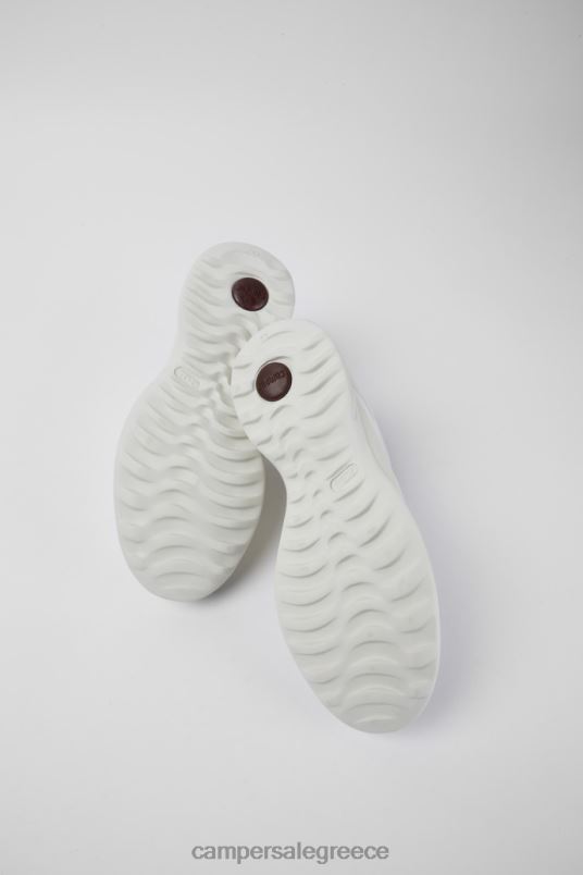 Σχέδιο δίδυμα αθλητικά παπούτσια με κορδόνια σε κρεμ και λευκό δέρμα Camper V20TF1688 κρέμα