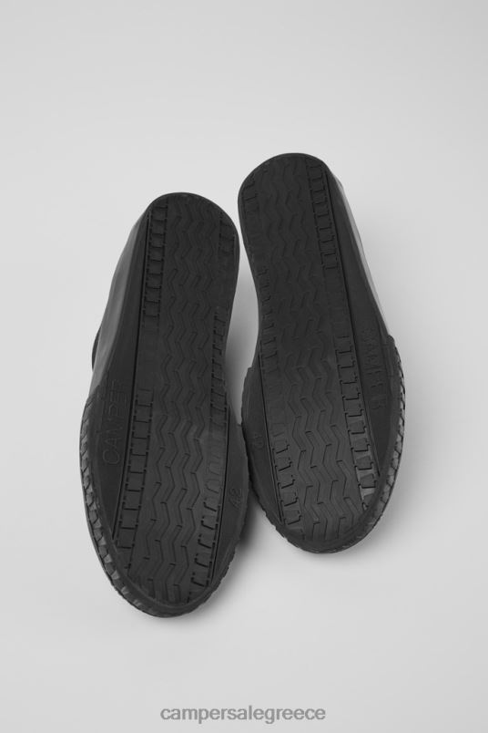 καμαλέον μαύρα ανακυκλωμένα βαμβακερά πάνινα παπούτσια για άνδρες νέες αφίξεις Camper V20TF316 μαύρος