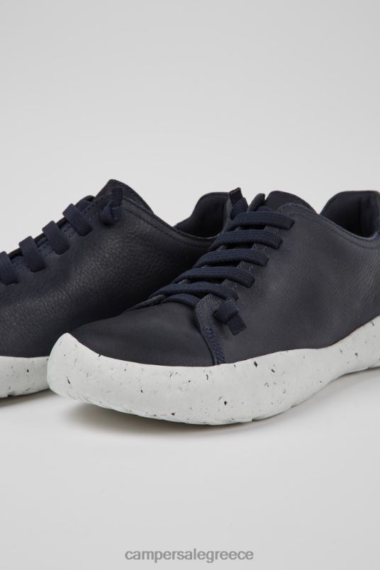 Σχέδιο Peu Stadium μπλε δερμάτινα αθλητικά παπούτσια για άνδρες Camper V20TF1652 μπλε