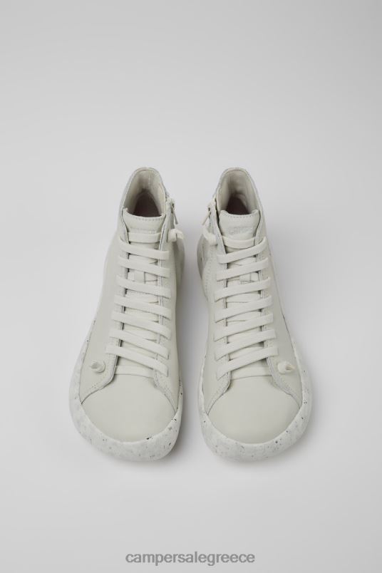 Peu stadium λευκά μη βαμμένα δερμάτινα μποτάκια αστραγάλου για άνδρες νέες αφίξεις Camper V20TF1589 άσπρο