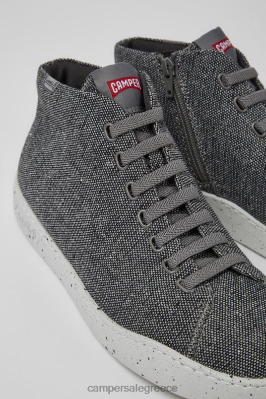 Peu touring γκρι και μαύρα μάλλινα sneakers αποκλειστικά για άνδρες Camper V20TF1580 γκρί