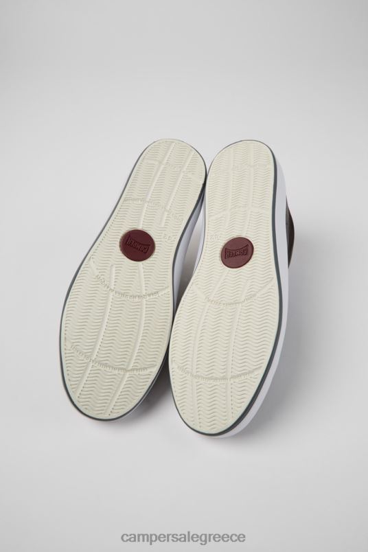 Αποκλειστικά δερμάτινα αθλητικά παπούτσια andratx σε καφέ σκούρο χρώμα Camper V20TF1563 καφέ