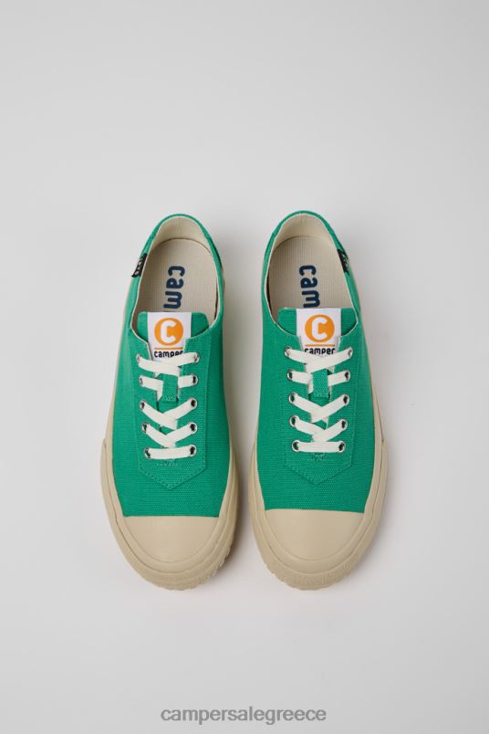 Αποκλειστικά ανδρικά παπούτσια από ανακυκλωμένο βαμβακερό camaleon green Camper V20TF317 πράσινος