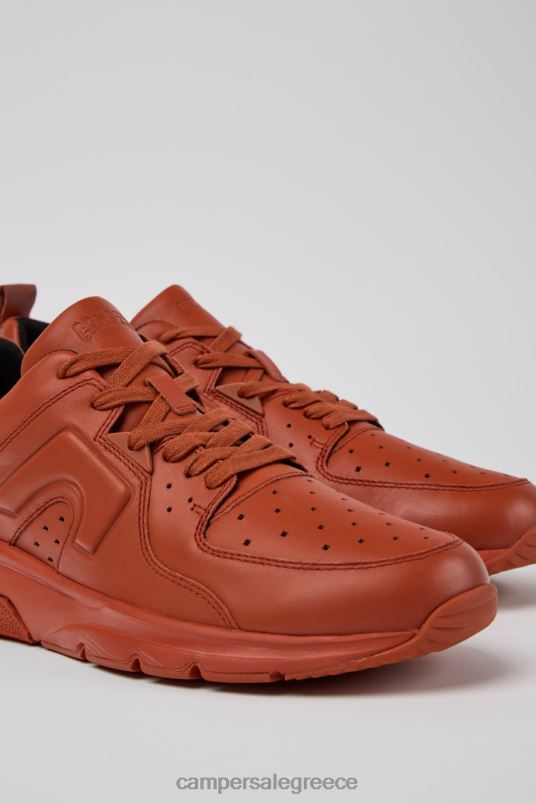 design drift κόκκινα δερμάτινα αθλητικά παπούτσια για άνδρες Camper V20TF323 το κόκκινο