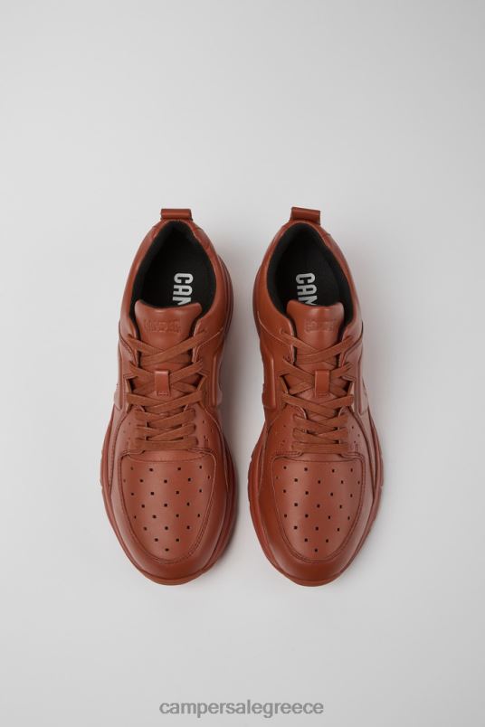 design drift κόκκινα δερμάτινα αθλητικά παπούτσια για άνδρες Camper V20TF323 το κόκκινο