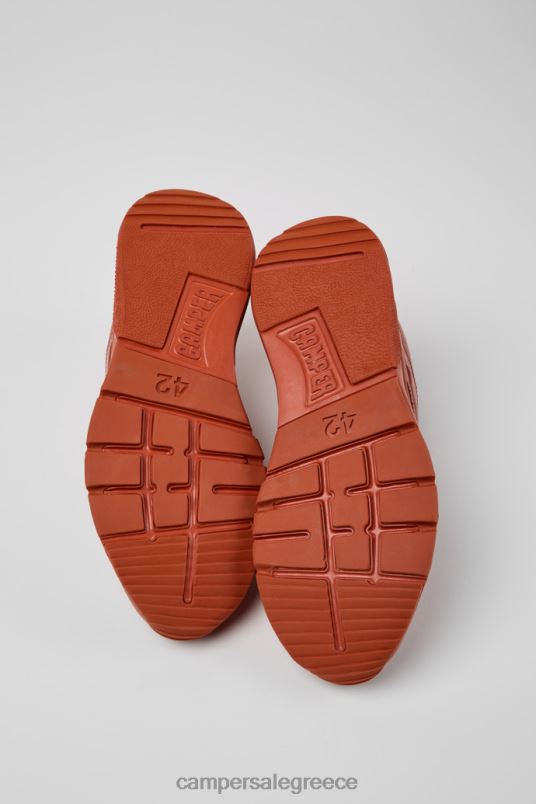 design drift κόκκινα δερμάτινα αθλητικά παπούτσια για άνδρες Camper V20TF323 το κόκκινο