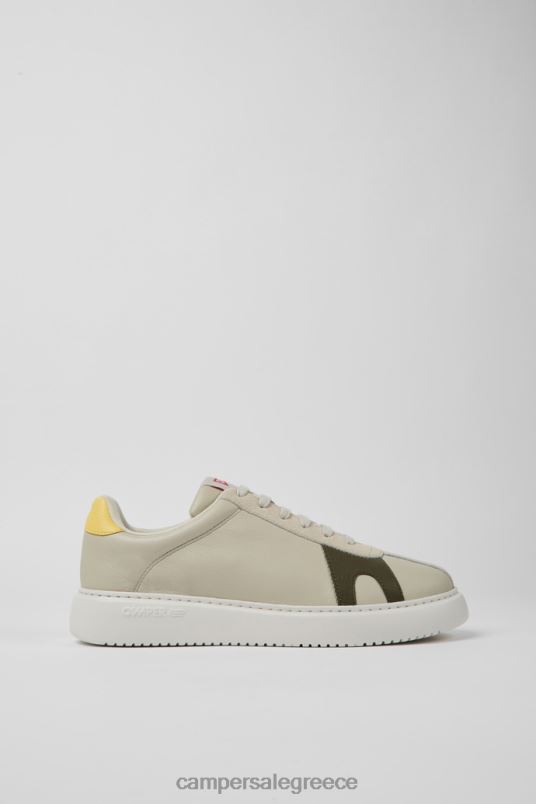 design δίδυμα γκρι δερμάτινα και nubuck αθλητικά παπούτσια για άνδρες Camper V20TF1510 γκρί