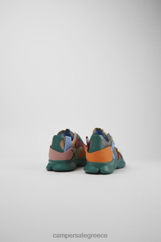 design δίδυμα πολύχρωμα δερμάτινα και nubuck αθλητικά παπούτσια για άνδρες Camper V20TF1572 πολύχρωμος