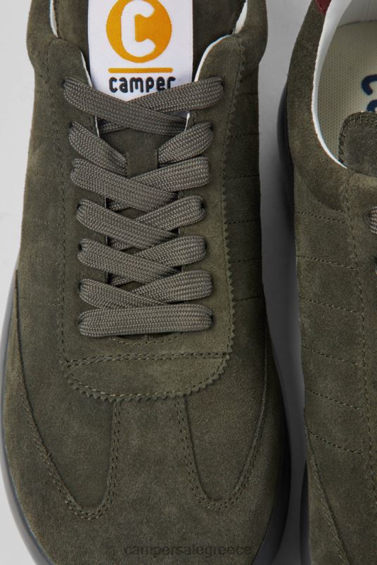 design pelotas xlite sneakers πράσινου σουέτ για άνδρες Camper V20TF1698 πράσινος