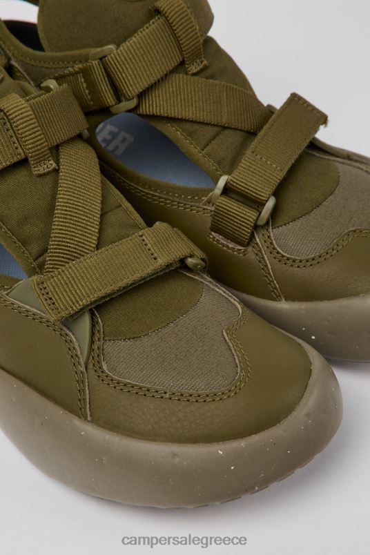 design peu stadium πράσινα ημι-ανοιχτά αθλητικά παπούτσια για άνδρες Camper V20TF1650 πράσινος