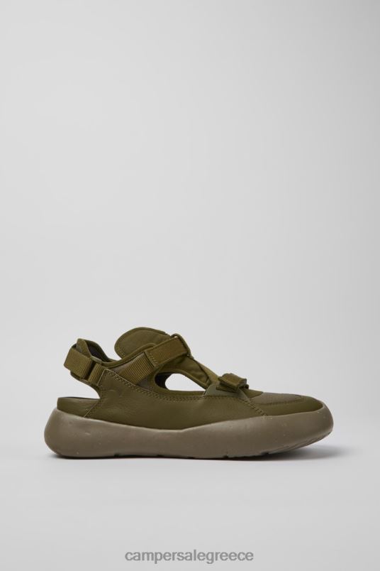 design peu stadium πράσινα ημι-ανοιχτά αθλητικά παπούτσια για άνδρες Camper V20TF1650 πράσινος