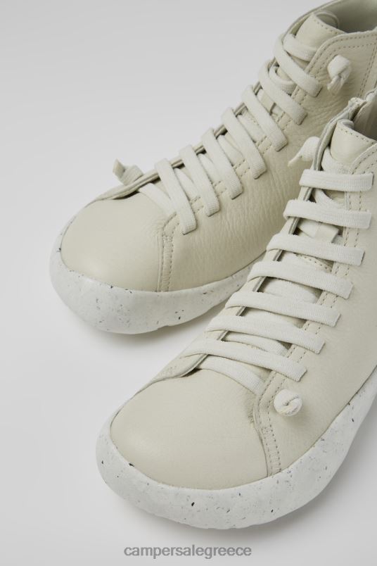 design peu stadium λευκά δερμάτινα ανδρικά μποτάκια Camper V20TF1651 άσπρο