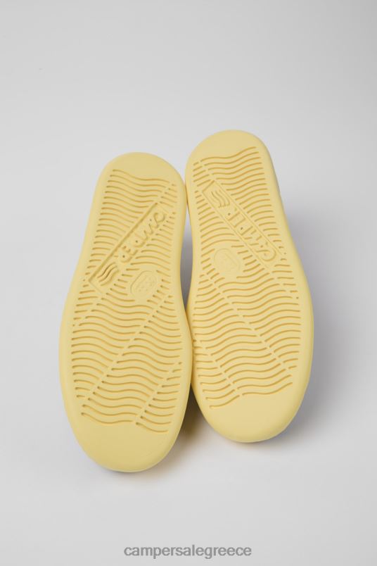 design runner μαύρα και κίτρινα δερμάτινα αθλητικά παπούτσια για άνδρες Camper V20TF1515 μαύρος