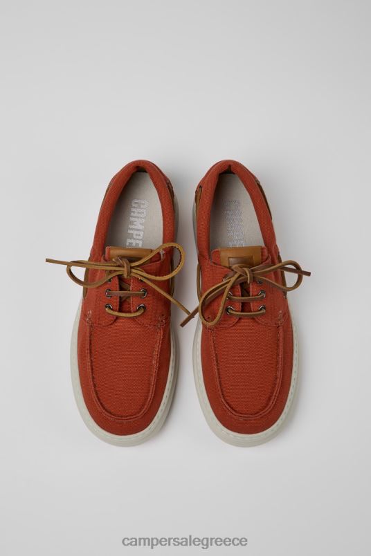 design runner κόκκινο ανακυκλωμένο βαμβακερά παπούτσια για άνδρες Camper V20TF1654 το κόκκινο