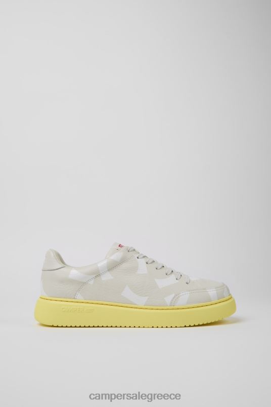 design runner k21 λευκά δερμάτινα πάνινα παπούτσια για άνδρες Camper V20TF1630 άσπρο