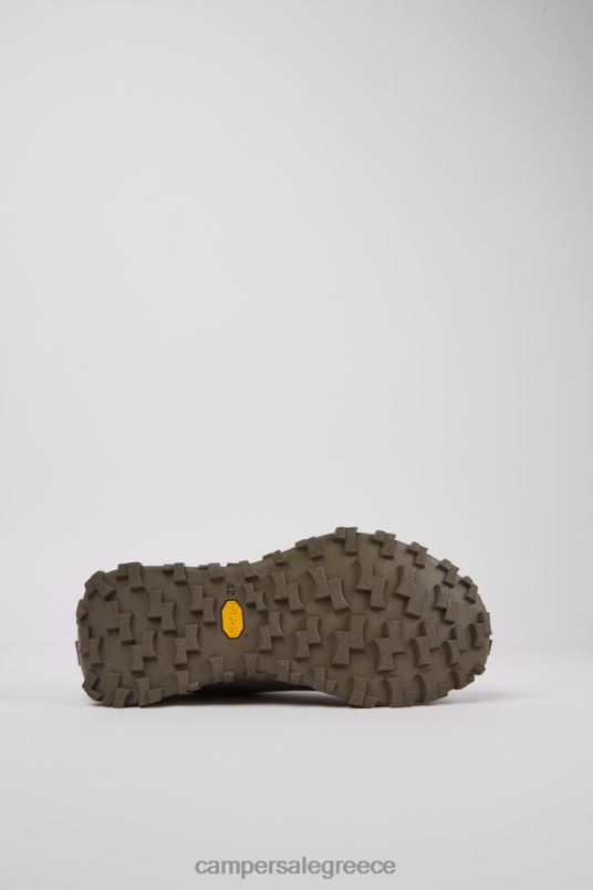 Σχεδιασμός drift trail vibram γκρι και μαύρο πάνινα παπούτσια από ύφασμα και nubuck για άνδρες Camper V20TF1568 γκρί