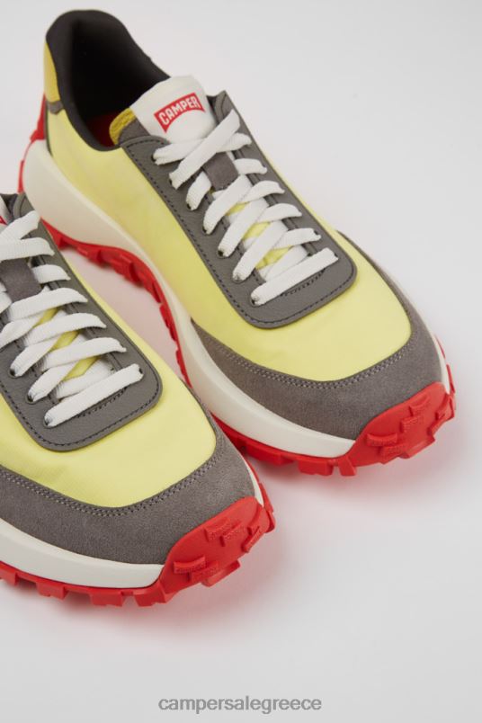 Σχεδιαστικά ανδρικά πάνινα παπούτσια drift trail vibram πολύχρωμα από ύφασμα και nubuck Camper V20TF1569 πολύχρωμος