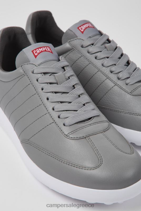 Σχεδιασμός pelotas xlite γκρι δερμάτινα αθλητικά παπούτσια για άνδρες Camper V20TF1540 γκρί