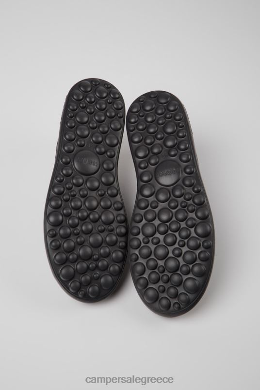 Αποκλειστικά δερμάτινα πάνινα παπούτσια pelotas xlite σε καφέ σκούρο χρώμα Camper V20TF1560 καφέ