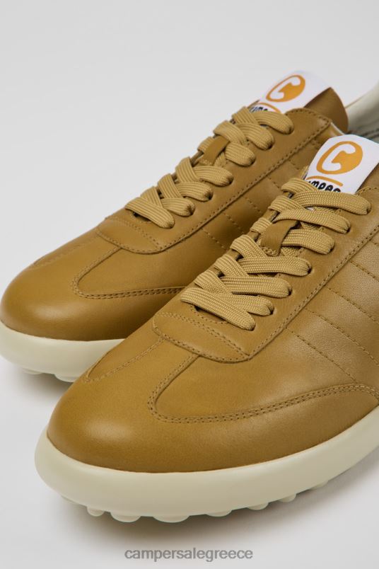ανδρικά δερμάτινα πάνινα παπούτσια σχεδίασης pelotas xlite καφέ και μπεζ Camper V20TF1663 καφέ