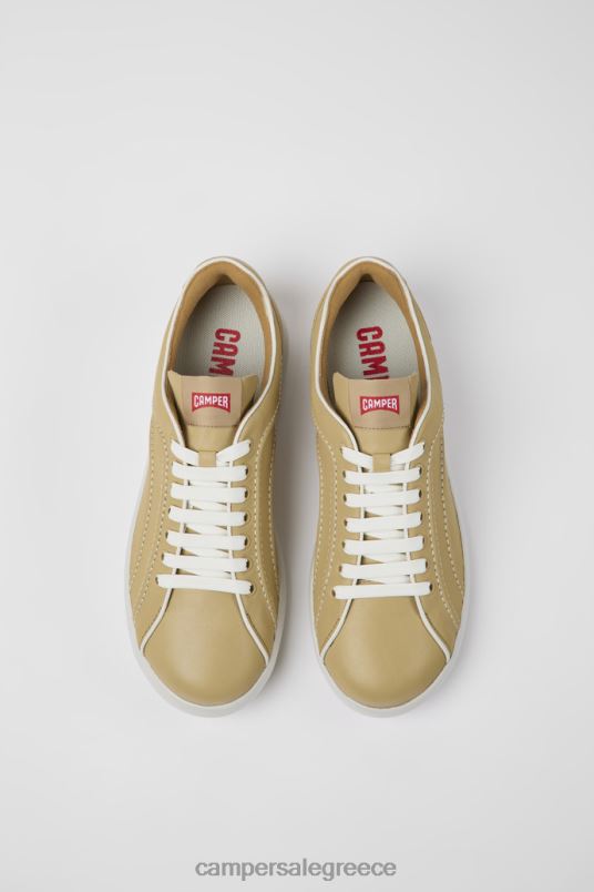 pelotas xlite μπεζ δερμάτινα sneakers για άνδρες νέες παραλαβές Camper V20TF1544 μπεζ