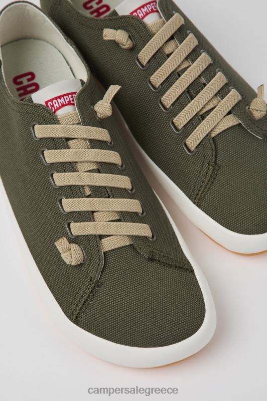 Αποκλειστικά ανδρικά πάνινα παπούτσια peu rambla από ύφασμα Camper V20TF1521 πράσινος
