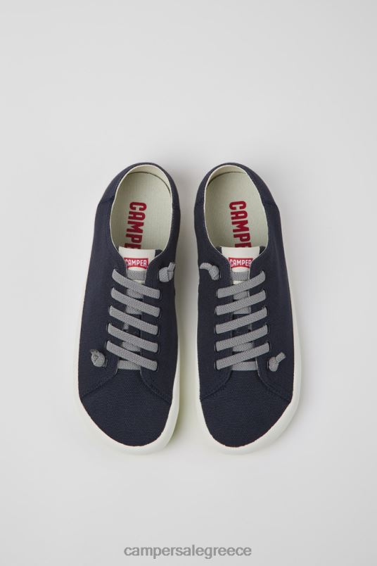 Αποκλειστικά ανδρικά πάνινα παπούτσια peu rambla από ύφασμα Camper V20TF1522 μπλε