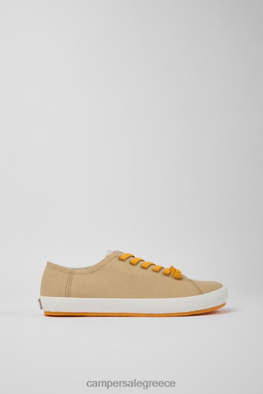peu rambla μπεζ υφασμάτινα πάνινα παπούτσια για άνδρες νέες αφίξεις Camper V20TF1548 μπεζ