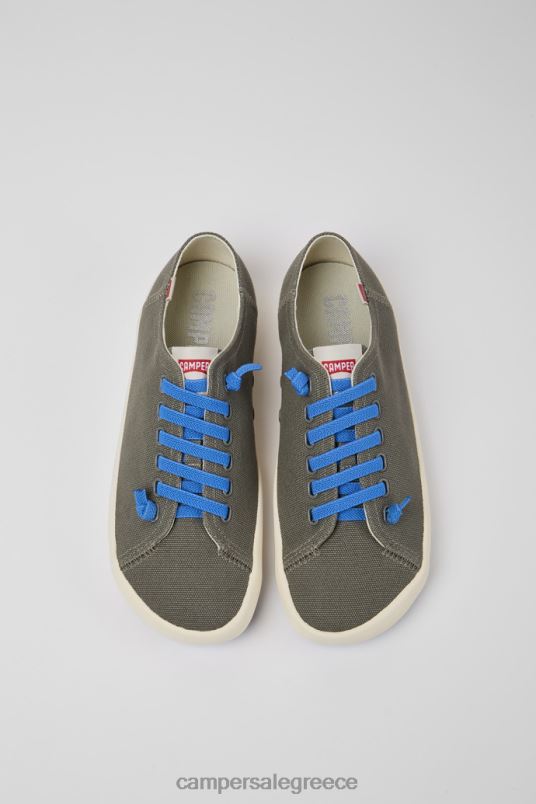 peu rambla γκρι ανακυκλωμένα βαμβακερά πάνινα παπούτσια για άνδρες νέες αφίξεις Camper V20TF337 γκρί