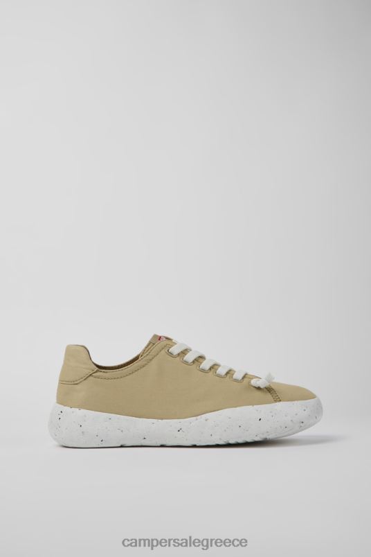 Αποκλειστικά ανδρικά πάνινα παπούτσια peu stadium μπεζ από ύφασμα Camper V20TF1505 μπεζ