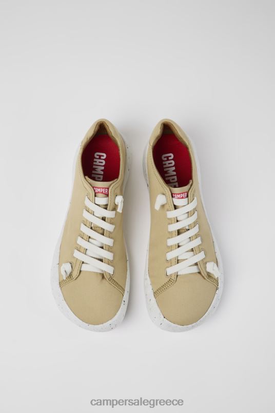 Αποκλειστικά ανδρικά πάνινα παπούτσια peu stadium μπεζ από ύφασμα Camper V20TF1505 μπεζ