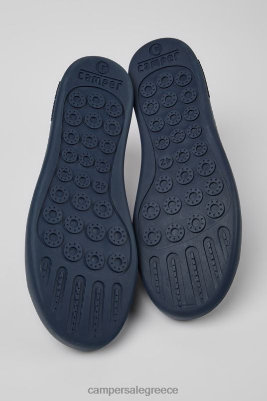 peu touring μπλε δερμάτινα αθλητικά παπούτσια για άνδρες νέες αφίξεις Camper V20TF1623 μπλε