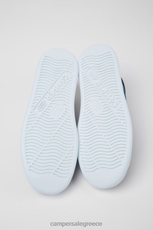 runner μπλε δερμάτινα αθλητικά παπούτσια για άνδρες νέες αφίξεις Camper V20TF1519 μπλε